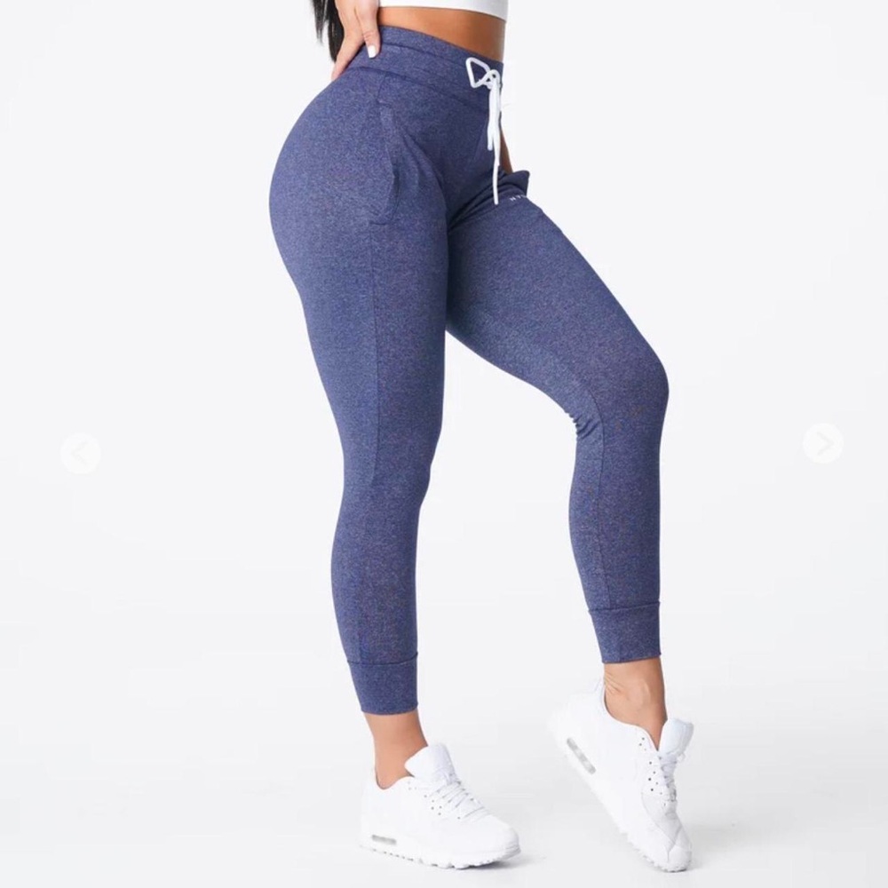 Navy blue NVGTN joggers Blue High-Waisted